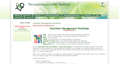 Desktop Screenshot of learningtocare.com