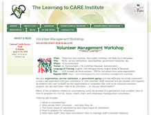 Tablet Screenshot of learningtocare.com